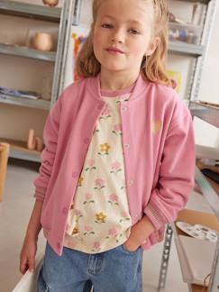 Sweat style teddy fille en molleton  - vertbaudet enfant