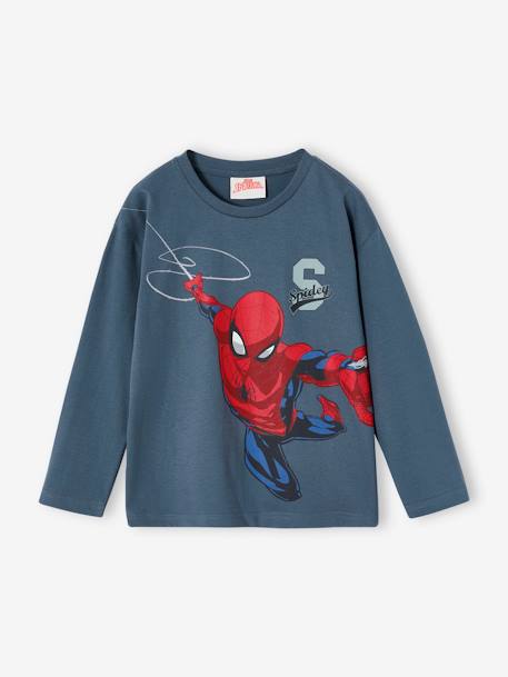 T-shirt Spiderman Marvel® garçon bleu jean 1 - vertbaudet enfant 