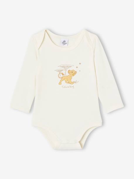 Lot de 2 bodies Disney® Le Roi Lion bébé vert sauge 2 - vertbaudet enfant 