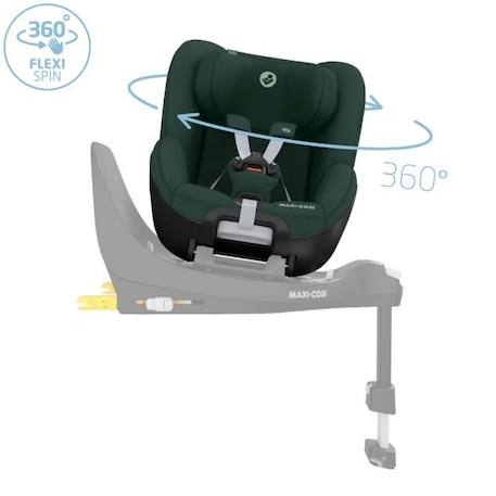 MAXI-COSI Siège Auto Pearl 360, de 3 mois à 4 ans, Rotatif, i-Size, Authentic Green VERT 3 - vertbaudet enfant 