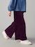 Pantalon large en velours fille marron+prune 9 - vertbaudet enfant 