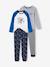 Lot de 2 pyjamas motifs 'space explorer' garçon Lot bleu/ gris chiné 2 - vertbaudet enfant 