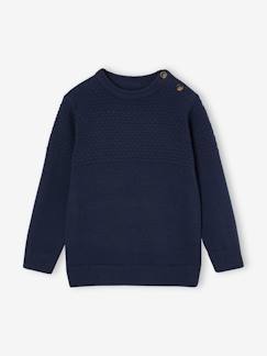 Pull maille fantaisie garçon  - vertbaudet enfant