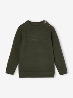 Pull maille fantaisie garçon  - vertbaudet enfant