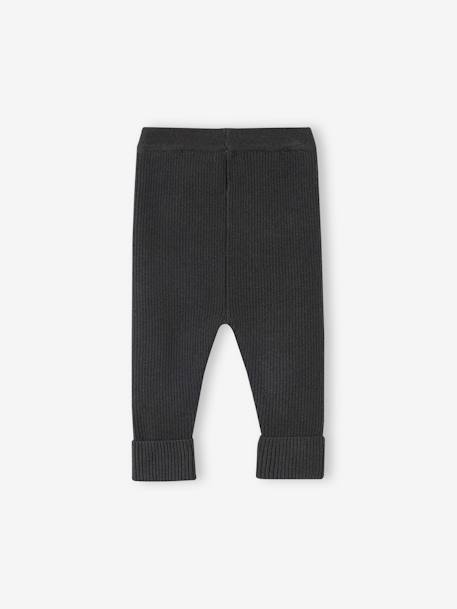 Legging évolutif en tricot bébé beige chiné+gris 5 - vertbaudet enfant 