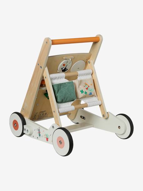 Chariot de marche pliable Les animaux joyeux en bois FSC® bois 10 - vertbaudet enfant 