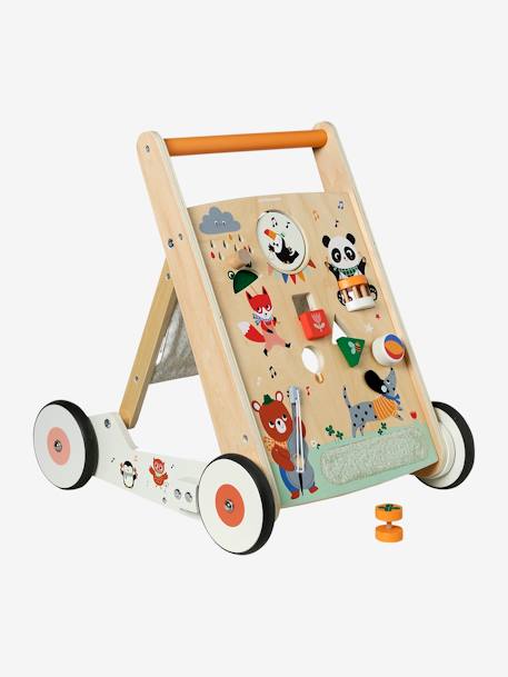 Chariot de marche pliable Les animaux joyeux en bois FSC® bois 8 - vertbaudet enfant 