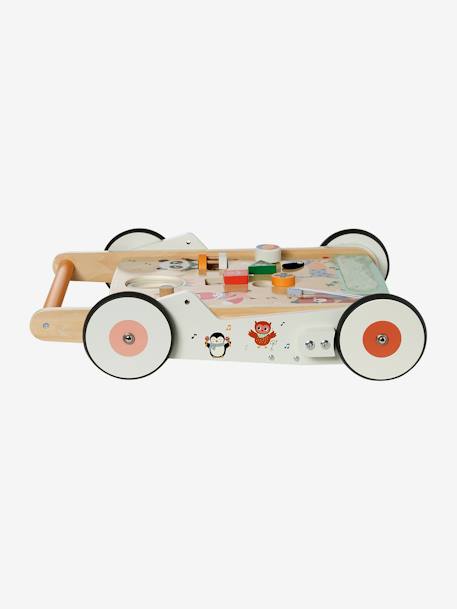 Chariot de marche pliable Les animaux joyeux en bois FSC® bois 11 - vertbaudet enfant 