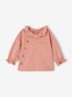 -Sweat col brodé bébé fille personnalisable