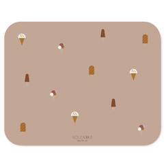 -Tapis protège sol rectangulaire ICE CREAM ROSE