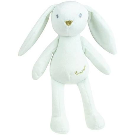 JEMINI Luminou Lapin blanc Peluche lumineuse naturelle fonctionne sans pile+/- 20 cm BLANC 5 - vertbaudet enfant 