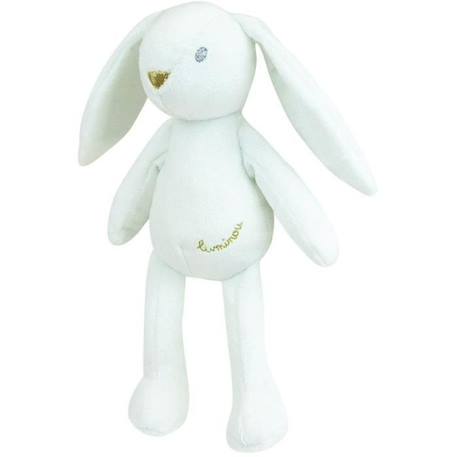 JEMINI Luminou Lapin blanc Peluche lumineuse naturelle fonctionne sans pile+/- 20 cm BLANC 6 - vertbaudet enfant 