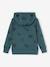 Sweat zippé capuche à oreilles sport garçon vert d'eau 3 - vertbaudet enfant 