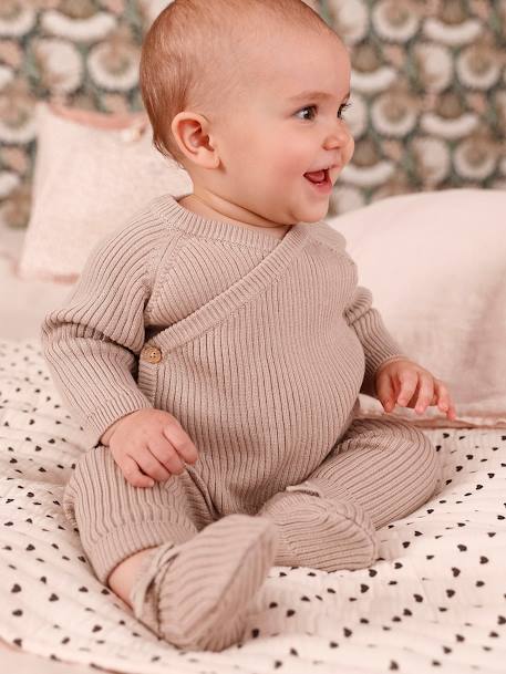 Bébé-Cardigan brassière en tricot bébé