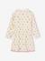 Robe en molleton motifs fleurs fille vanille 2 - vertbaudet enfant 