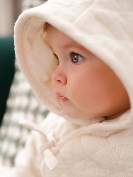 Combi-pilote mixte en gaze de coton bébé écru 5 - vertbaudet enfant 