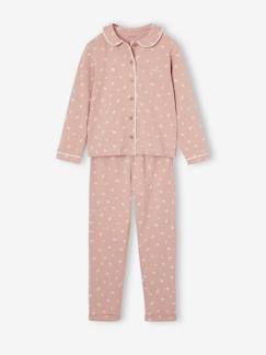 -Pyjama imprimé col Claudine fille personnalisable