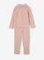 Pyjama imprimé col Claudine fille personnalisable rose pâle 4 - vertbaudet enfant 