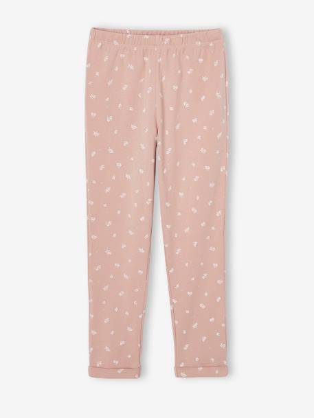 Pyjama imprimé col Claudine fille personnalisable rose pâle 3 - vertbaudet enfant 