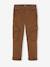 Pantalon cargo droit MorphologiK garçon tour de hanches fin bleu nuit+bronze 9 - vertbaudet enfant 