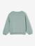 Sweat Basics motif placé fille rose+vanille+vert de gris 10 - vertbaudet enfant 