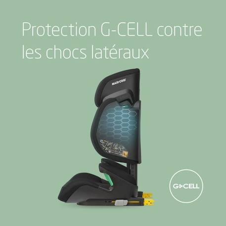 MAXI-COSI Rodifix M I-Size, Siège auto Isofix Groupe 2/3, Rehausseur voiture, Evolutif, de 15 à 36kg, de 3,5 à 12 ans, Basic Black NOIR 3 - vertbaudet enfant 