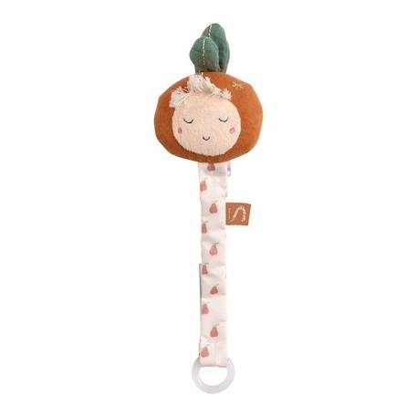 Attache tétine jardinier ORANGE 1 - vertbaudet enfant 