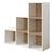 6 cases de rangement effet bois en escalier blanc Tom & Apolline BLANC 3 - vertbaudet enfant 