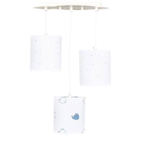 Suspension lumineuse en coton blanc BLANC 1 - vertbaudet enfant 