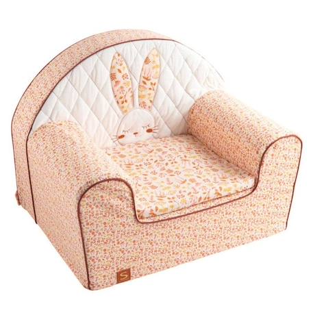 Fauteuil club en coton rose - Sauthon - Esmée - Bébé - Mixte - 42x41x50 ROSE 1 - vertbaudet enfant 