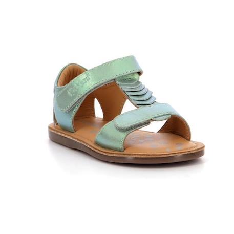 KICKERS Sandales Divazia vert VERT 2 - vertbaudet enfant 