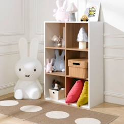 Chambre et rangement-Rangement - ALFRED & COMPAGNIE - 6 cases effet bois blanc - 103x36x69