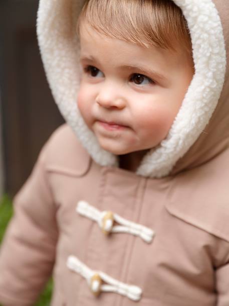 Parka à capuche bébé esprit duffle-coat cappuccino 5 - vertbaudet enfant 