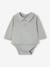 Tee-shirt body naissance manches longues vert sauge 1 - vertbaudet enfant 