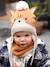 Ensemble animal bonnet + snood + moufles bébé noix de pécan 8 - vertbaudet enfant 