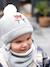 Ensemble bonnet + snood + moufles 'panda' bébé garçon gris chiné 7 - vertbaudet enfant 