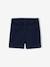 Short velours fille poches festonnées marine+rose poudré 1 - vertbaudet enfant 