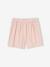 Short velours fille poches festonnées marine+rose poudré 8 - vertbaudet enfant 