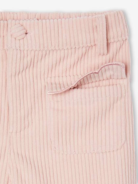 Short velours fille poches festonnées marine+rose poudré 9 - vertbaudet enfant 