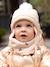 Ensemble bonnet + snood + moufles bébé fille beige poudré 7 - vertbaudet enfant 