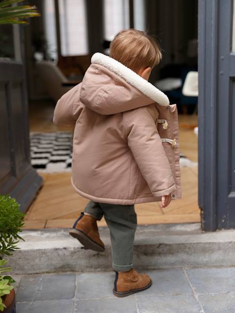 Parka à capuche bébé esprit duffle-coat cappuccino 6 - vertbaudet enfant 