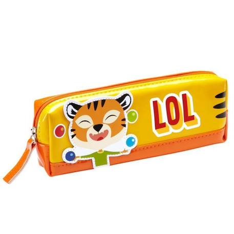 Garçon-Trousse enfant LoL - DRAEGER PARIS - Trousse - Orange - Plastique - 19 x 6 x 3,5 cm