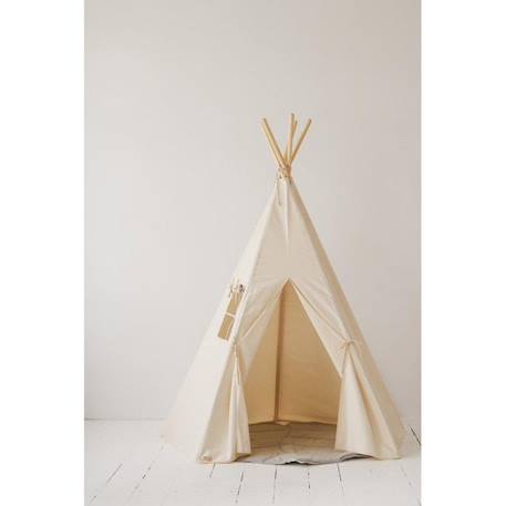 Ensemble tipi et tapis enfant Moi Mili 'beige' - beige - TU BEIGE 3 - vertbaudet enfant 