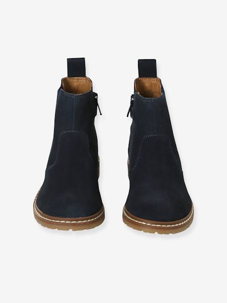 Boots Chelsea garçon marine 4 - vertbaudet enfant 