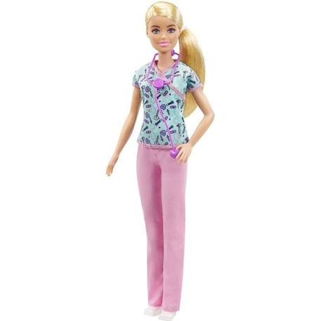 Barbie - Barbie infirmière - Poupée Mannequin - Dès 3 ans GTW39 ROSE 1 - vertbaudet enfant 