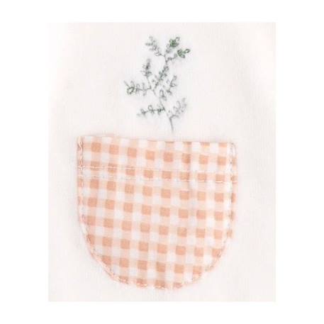 Pyjama bébé à manches longues en velours BLANC+VERT 3 - vertbaudet enfant 