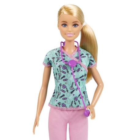 Barbie - Barbie infirmière - Poupée Mannequin - Dès 3 ans GTW39 ROSE 3 - vertbaudet enfant 