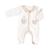 Pyjama bébé à manches longues en velours BLANC+VERT 2 - vertbaudet enfant 