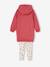 Ensemble robe molleton à capuche et legging fille rose 3 - vertbaudet enfant 