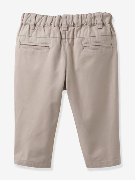 Pantalon chino bébé CYRILLUS beige 2 - vertbaudet enfant 